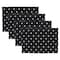 DII® Black & White Reversible Polka Dot Placemats, 4ct.